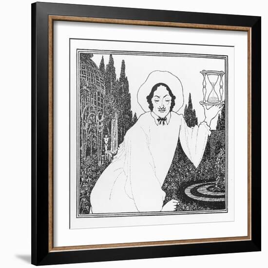 Cover Design to 'The Pierrot of the Minute', 1897-Aubrey Beardsley-Framed Giclee Print