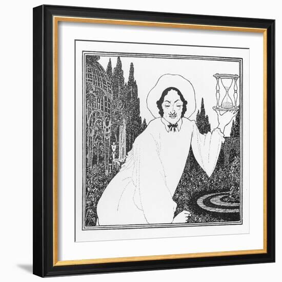 Cover Design to 'The Pierrot of the Minute', 1897-Aubrey Beardsley-Framed Giclee Print