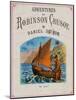 Cover for Adventures of Robinson Crusoe-null-Mounted Giclee Print