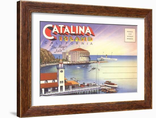 Cover for Catalina Island-null-Framed Art Print