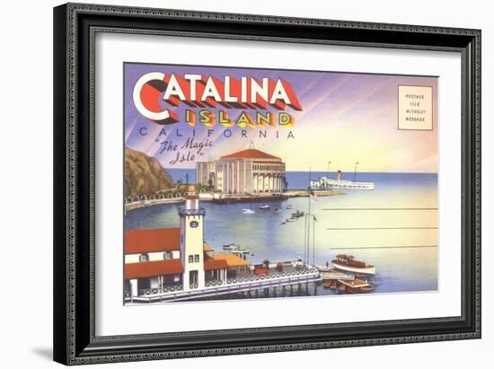 Cover for Catalina Island-null-Framed Art Print