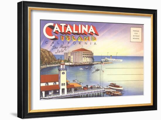 Cover for Catalina Island-null-Framed Art Print