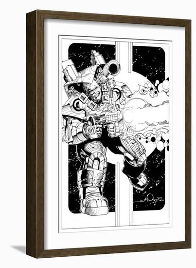 Cover for the Advance Comics Catalog No. 65 - Inks-Walter Simonson-Framed Premium Giclee Print