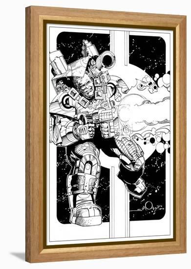 Cover for the Advance Comics Catalog No. 65 - Inks-Walter Simonson-Framed Stretched Canvas