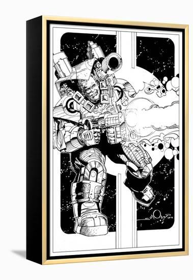 Cover for the Advance Comics Catalog No. 65 - Inks-Walter Simonson-Framed Stretched Canvas