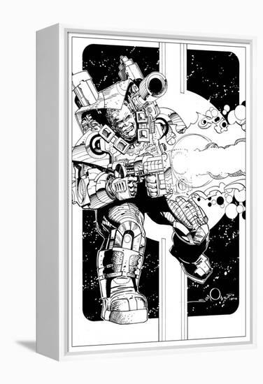 Cover for the Advance Comics Catalog No. 65 - Inks-Walter Simonson-Framed Stretched Canvas