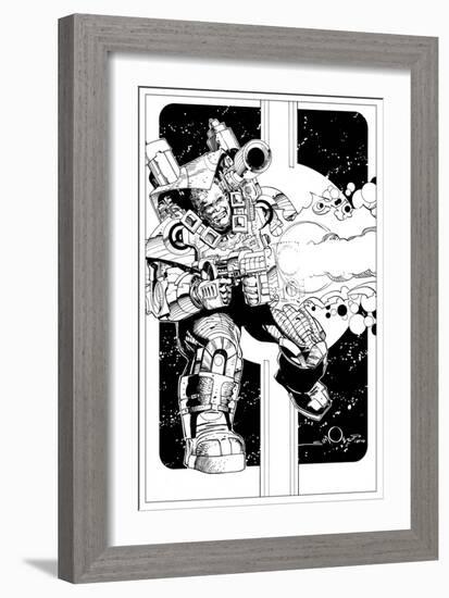 Cover for the Advance Comics Catalog No. 65 - Inks-Walter Simonson-Framed Art Print