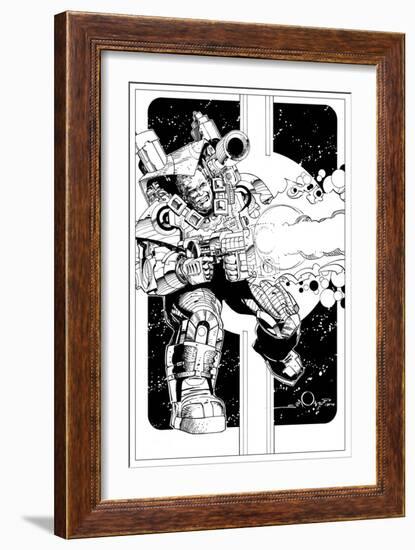 Cover for the Advance Comics Catalog No. 65 - Inks-Walter Simonson-Framed Art Print