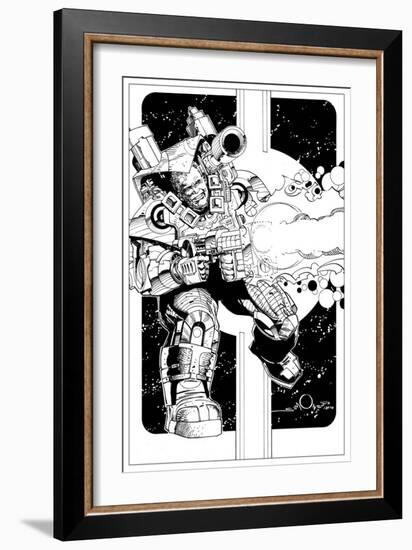 Cover for the Advance Comics Catalog No. 65 - Inks-Walter Simonson-Framed Art Print