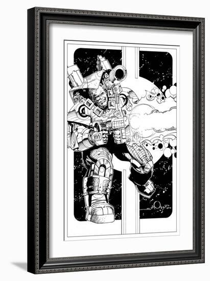 Cover for the Advance Comics Catalog No. 65 - Inks-Walter Simonson-Framed Art Print