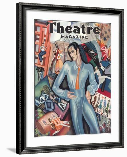 Cover for Theatre Magazine-null-Framed Art Print