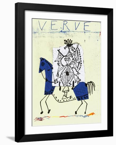 Cover For Verve, c.1951-Pablo Picasso-Framed Serigraph