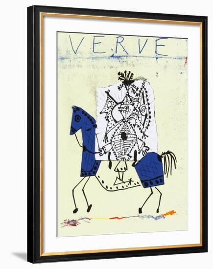 Cover For Verve, c.1951-Pablo Picasso-Framed Serigraph