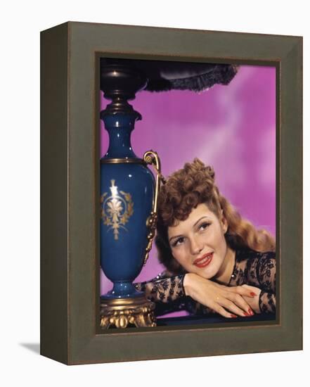 COVER GIRL, 1944 directed by CHARLES VIDOR Rita Hayworth (photo)-null-Framed Stretched Canvas