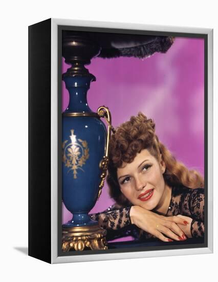 COVER GIRL, 1944 directed by CHARLES VIDOR Rita Hayworth (photo)-null-Framed Stretched Canvas