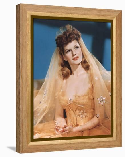 COVER GIRL, 1944 directed by CHARLES VIDOR Rita Hayworth (photo)-null-Framed Stretched Canvas