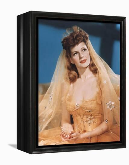 COVER GIRL, 1944 directed by CHARLES VIDOR Rita Hayworth (photo)-null-Framed Stretched Canvas