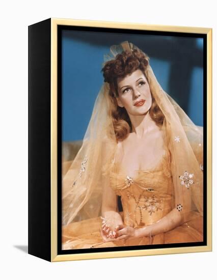 COVER GIRL, 1944 directed by CHARLES VIDOR Rita Hayworth (photo)-null-Framed Stretched Canvas