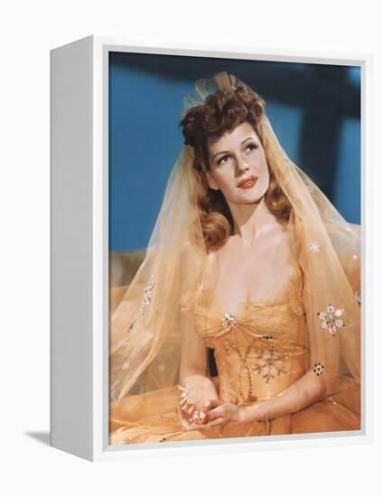 COVER GIRL, 1944 directed by CHARLES VIDOR Rita Hayworth (photo)-null-Framed Stretched Canvas