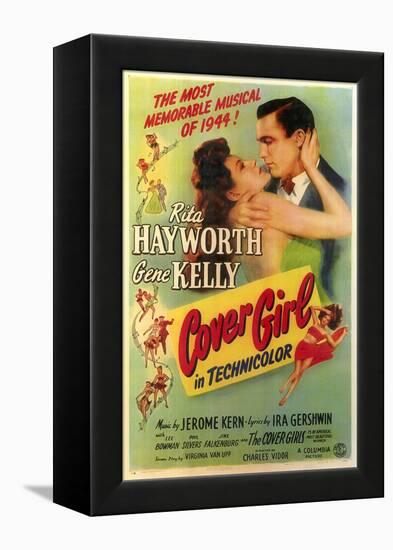 Cover Girl, 1944-null-Framed Stretched Canvas