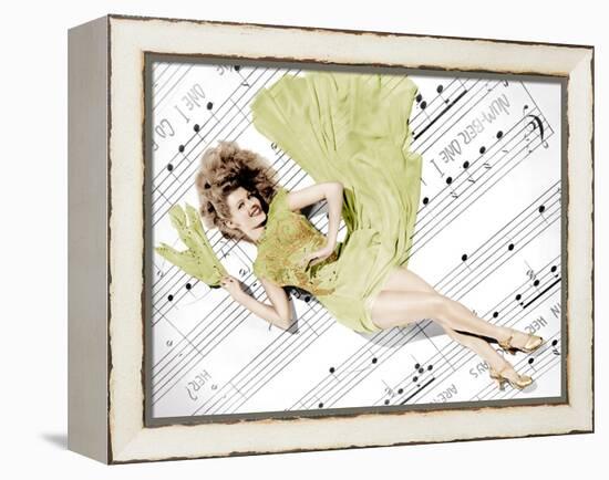 Cover Girl, Rita Hayworth, 1944-null-Framed Stretched Canvas