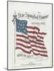 Cover of a Musical Score of the Star-Spangled Banner-null-Mounted Giclee Print