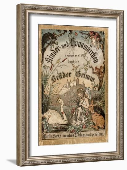 Cover of Brothers' Grimm Tales from a German Edition Published in Berlin, 1865-null-Framed Giclee Print