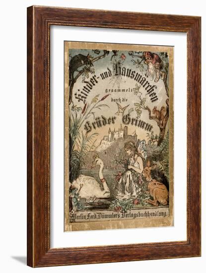 Cover of Brothers' Grimm Tales from a German Edition Published in Berlin, 1865-null-Framed Giclee Print