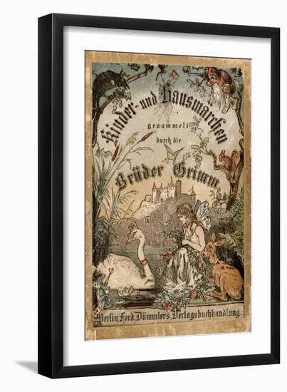 Cover of Brothers' Grimm Tales from a German Edition Published in Berlin, 1865-null-Framed Giclee Print