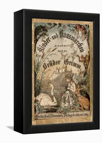 Cover of Brothers' Grimm Tales from a German Edition Published in Berlin, 1865-null-Framed Premier Image Canvas