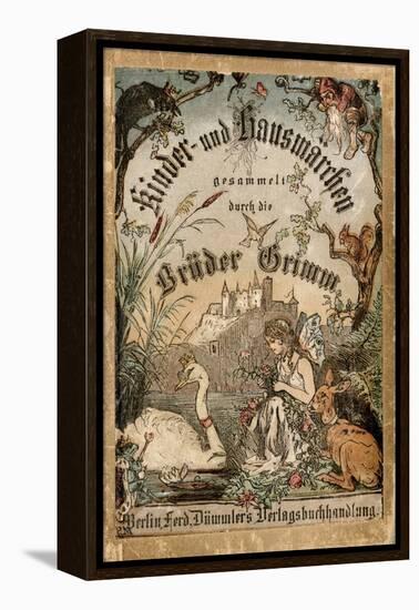 Cover of Brothers' Grimm Tales from a German Edition Published in Berlin, 1865-null-Framed Premier Image Canvas