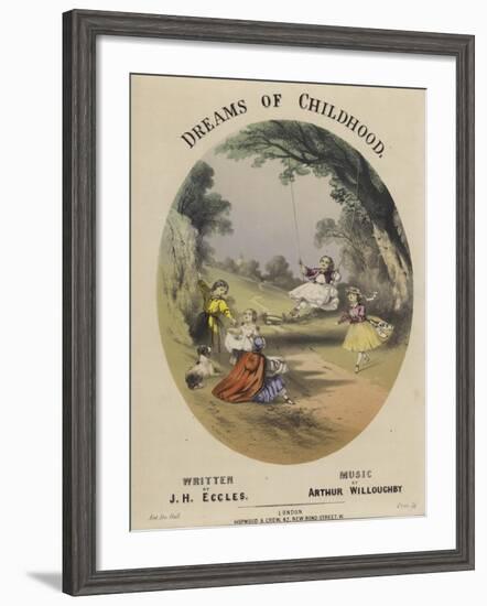 Cover of Dreams of Childhood-null-Framed Giclee Print