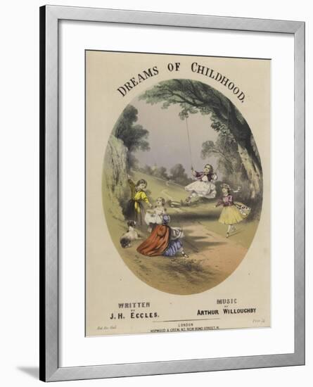 Cover of Dreams of Childhood-null-Framed Giclee Print