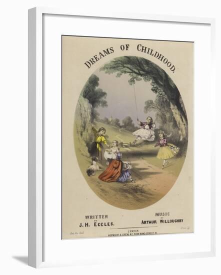 Cover of Dreams of Childhood-null-Framed Giclee Print