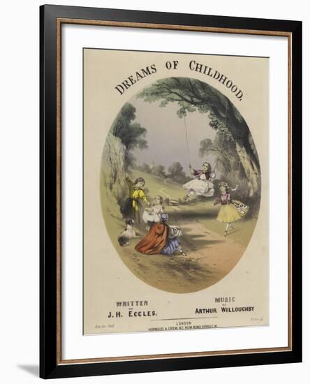 Cover of Dreams of Childhood-null-Framed Giclee Print