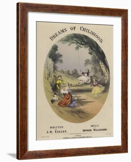 Cover of Dreams of Childhood-null-Framed Giclee Print