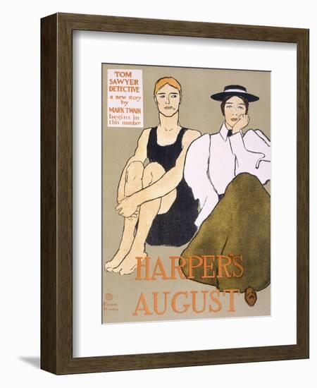 Cover of 'Harper's Magazine', 1896-Penfield-Framed Giclee Print