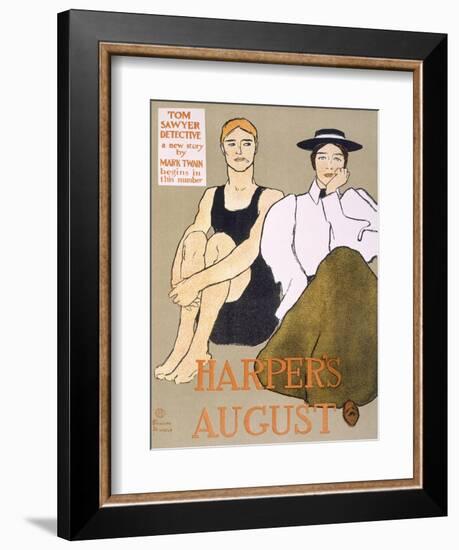 Cover of 'Harper's Magazine', 1896-Penfield-Framed Giclee Print