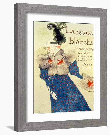 Cover of La Revue Blanche, 1895-Henri de Toulouse-Lautrec-Framed Giclee Print