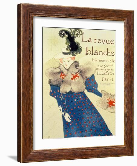 Cover of La Revue Blanche, 1895-Henri de Toulouse-Lautrec-Framed Giclee Print