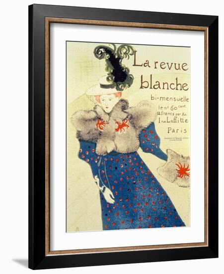 Cover of La Revue Blanche, 1895-Henri de Toulouse-Lautrec-Framed Giclee Print