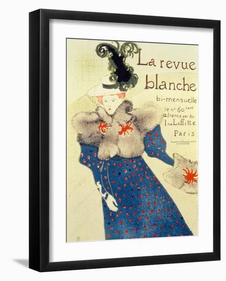 Cover of La Revue Blanche, 1895-Henri de Toulouse-Lautrec-Framed Giclee Print