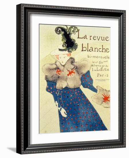 Cover of La Revue Blanche, 1895-Henri de Toulouse-Lautrec-Framed Giclee Print