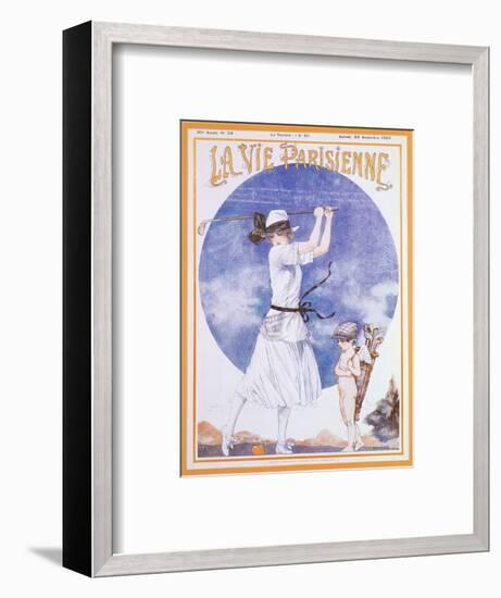 Cover of La Vie Parisienne, French magazine, 23 September 1922-Unknown-Framed Giclee Print