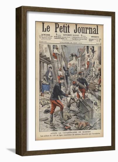 Cover of Le Petit Journal, 26 June 1904-null-Framed Giclee Print