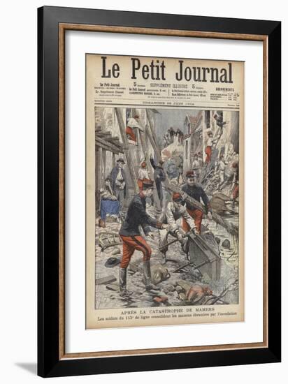 Cover of Le Petit Journal, 26 June 1904-null-Framed Giclee Print