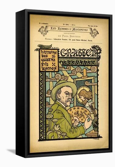 Cover of Les Hommes D'aujourd'hui, Number 425,, Illustration by Paul Berton (1872-1909): Art, Art N-Eugene Grasset-Framed Premier Image Canvas