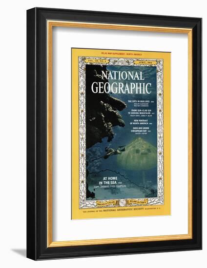 Cover of the April, 1964 National Geographic Magazine-Robert Goodman-Framed Photographic Print