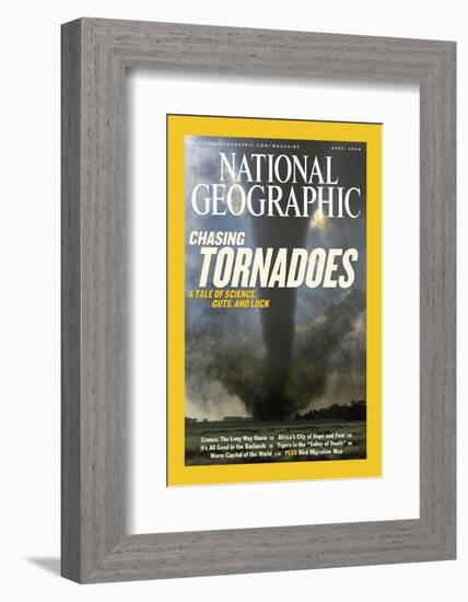 Cover of the April, 2004 National Geographic Magazine-Carsten Peter-Framed Photographic Print