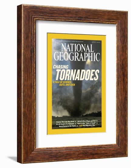 Cover of the April, 2004 National Geographic Magazine-Carsten Peter-Framed Photographic Print